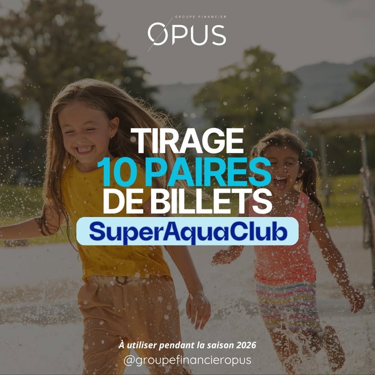 Concours Gagnez une paire de billets pour le Super Aqua Club!
