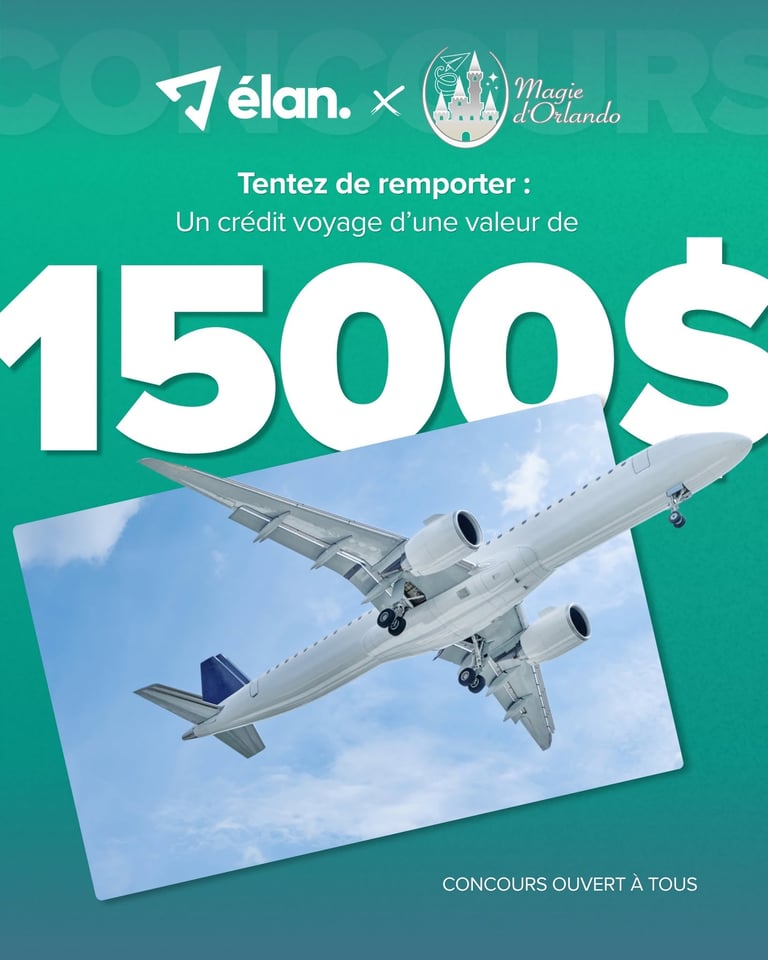 Concours Gagnez un crédit-voyage de 1500$!