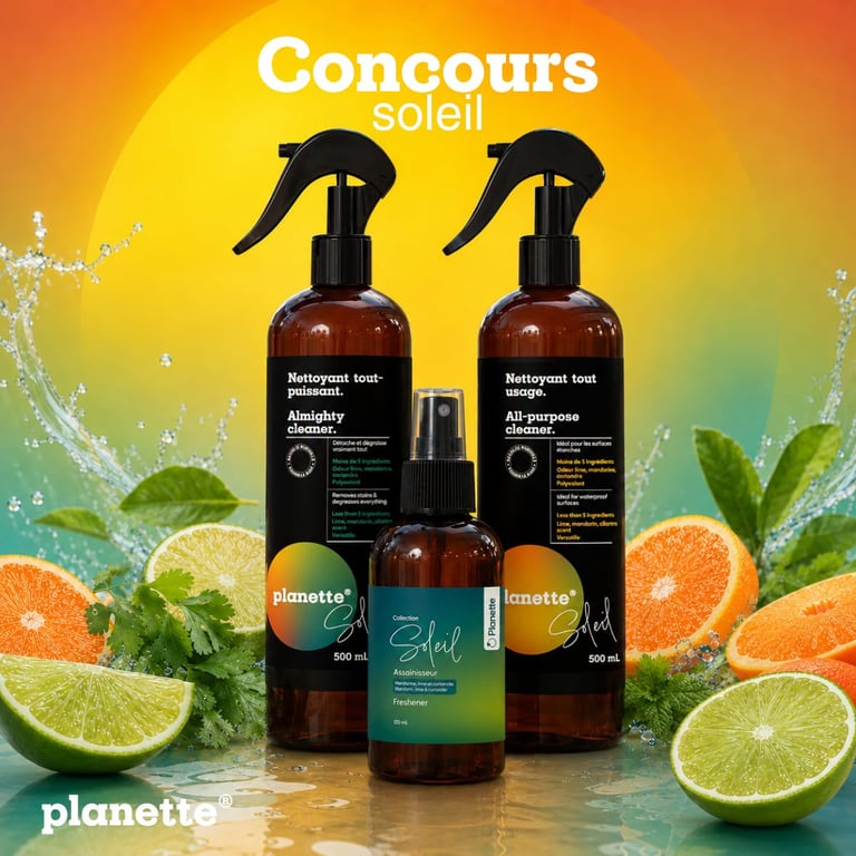 Concours Gagnez un nettoyant tout pluissant, un nettoyant tout usage et un assainisseur d'air!