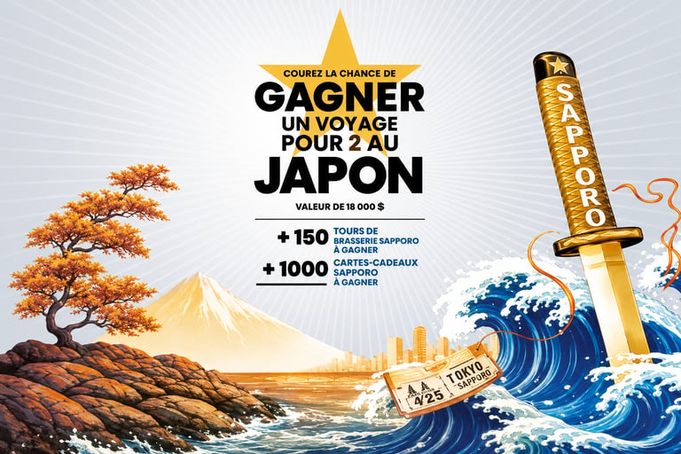 Concours Gagnez un voyage pour deux personnes au Japon!
