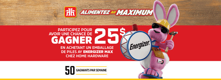 Concours Gagnez l'une des 50 cartes-cadeaux Home Harware par semaine!