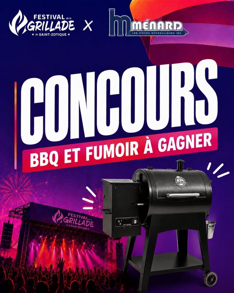 Concours Gagnez un BBQ Pit Boss!