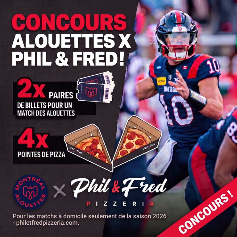Concours Gagnez une paire de billets pour un match à domicile des Alouettes!