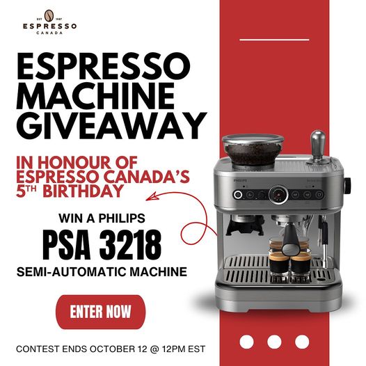 Concours Gagnez une machine à café Philips!
