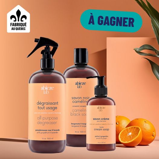 Concours Gagnez un trio de produits Abieze!