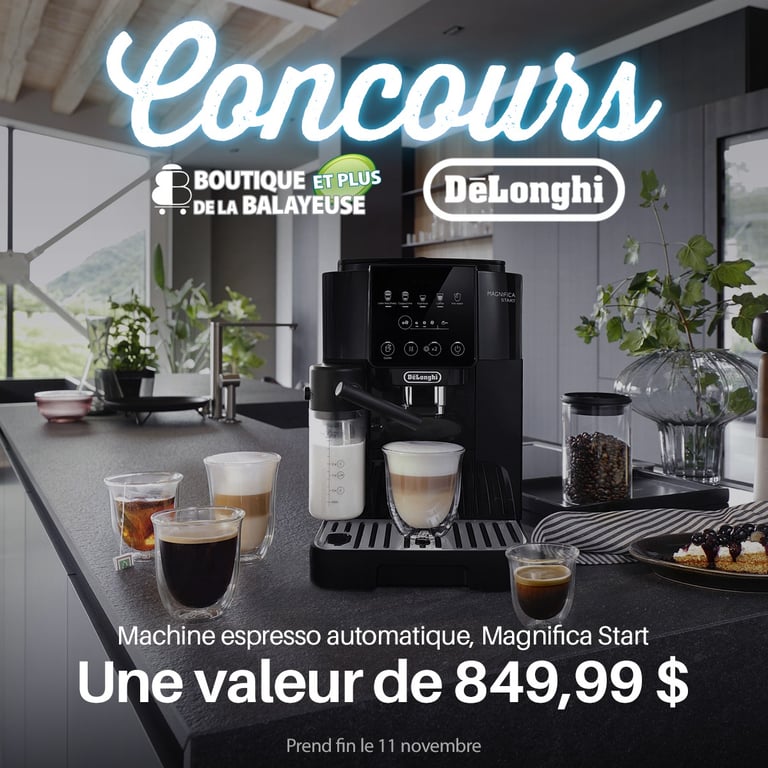 Concours Gagnez une machine espresso d’une valeur de 849,99 $
