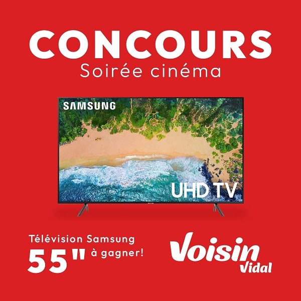 Concours Gagnez un Samsung 55 Inches Crystal UHD 4K LED TV pour vos soirées automnales!