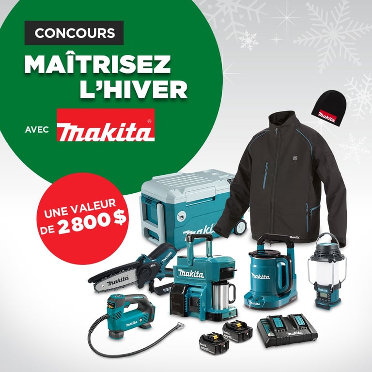 Concours BMR - Maîtrisez l’hiver avec Makita!