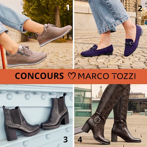 Concours Gagnez votre paire de Marco Tozzi préférée!