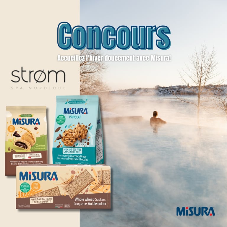 Concours Gagnez 50$ de produits Misura et 100$ au Strøm Spa!