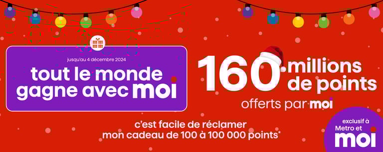 Concours Metro - 160 Millions de point à gagner!