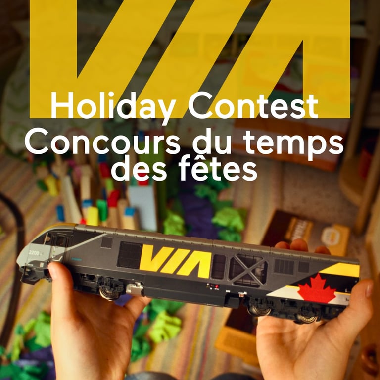 Concours Gagnez un train miniature de VIA Rail!