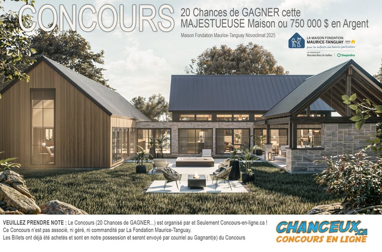 Concours Maison Tanguay 2025 Obtenez 20 Chances de Gagner