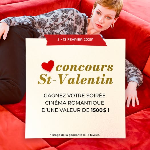 Concours Saint-Valentin Boutiques San Francisco!