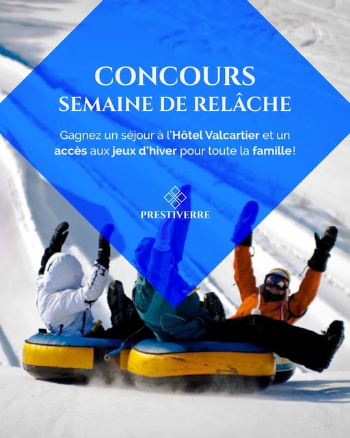 Concours Prestiverre vous invite à vivre une expérience hivernale exceptionnelle en famille!