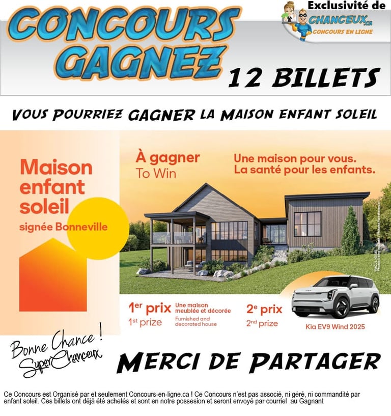 Concours Maison Enfant Soleil signée Bonneville