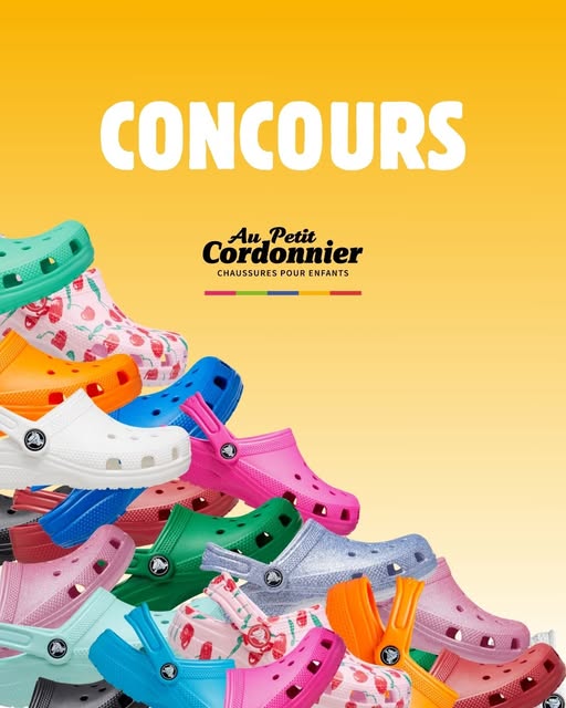 Concours Gagne ta paire de Crocs et 5 Jibbitz!
