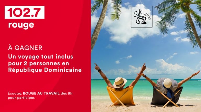 Concours Rouge 102,7 - Vous pourriez vous envoler en République Dominicaine !