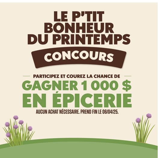 Concours Little Potato - le p’tit bonheur du printemps!