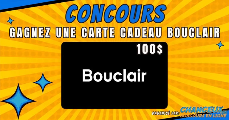 Concours Gagnez une Carte Cadeau Bouclair de 100$