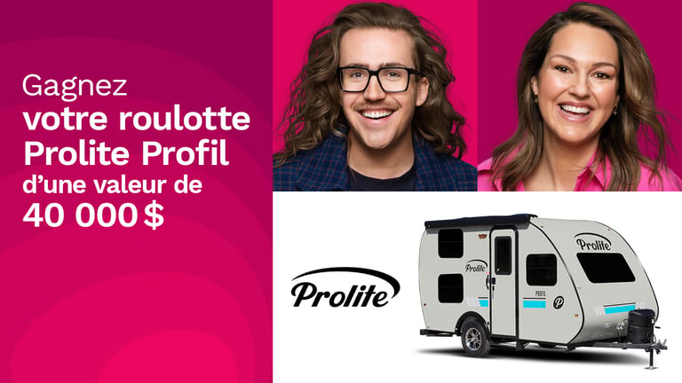 Concours Rythme FM 105,7 - Gagnez votre roulotte PROLITE d’une valeur de près de 40 000$ !