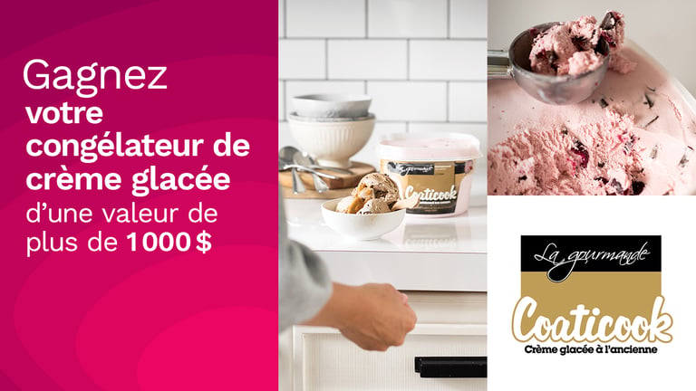 Concours Rythme 93.7 et 98.1  - Cet été, tu ne manqueras pas de crème glacée!