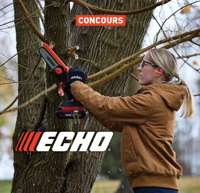 Concours Gagnez des outils à batterie ECHO pour entretenir votre terrain facilement!