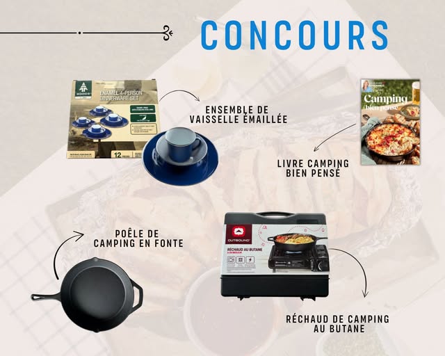 Concours Pratico Edition et Caty Bérubé - Célébrez l'arrivée de la saison de camping!