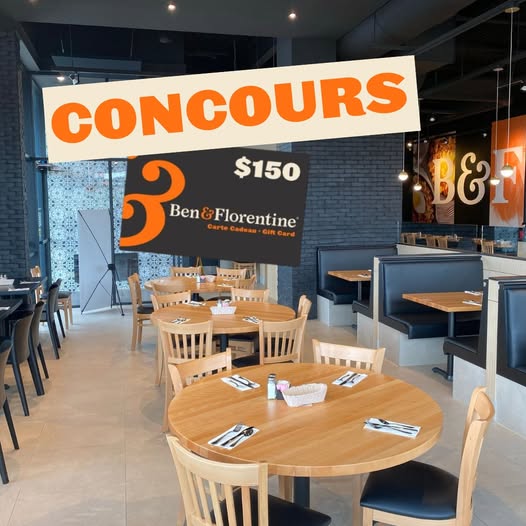 Concours Ben & Florentine Saint-Jérôme - Gagnez un brunch pour 4 personnes!