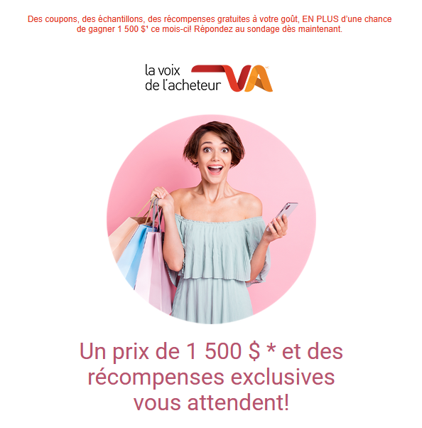 Concours Carte-Cadeau de 1500$ La Voix de l'Acheteur