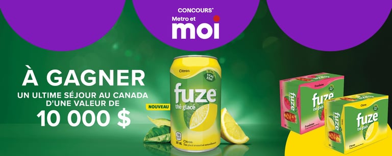 Concours Metro - Gagnez un ultime séjour au Canada d’une valeur de 10 000$!