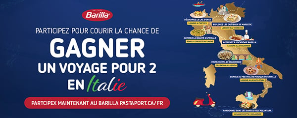Concours GAGNEZ UN VOYAGE POUR 2 EN ITALIE !