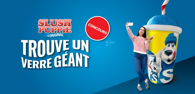 Concours Slush Puppie - Gagne l'un des 4 grands prix de 1000$ en espèce !