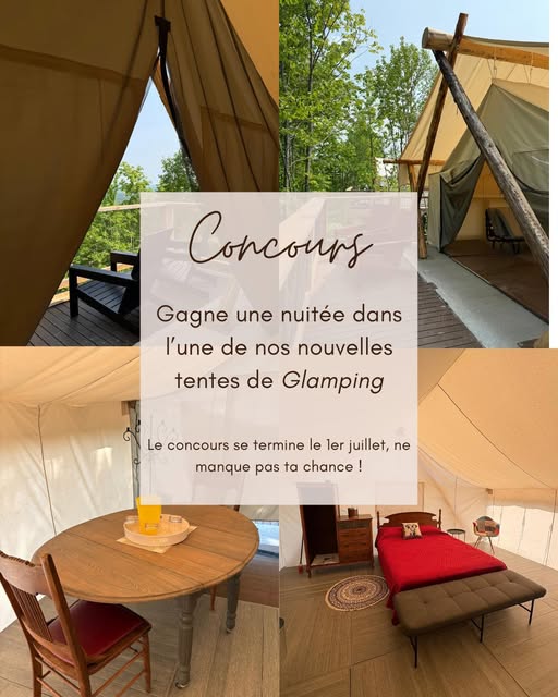 Concours Domaine la forêt enchantée - Gagnez un séjour dans ce petit coin de paradis, au cœur de la nature à Val Racine!