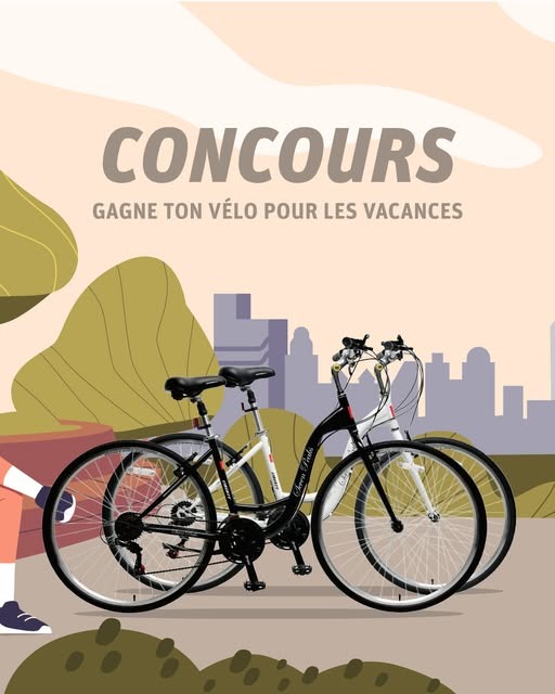 Concours GAGNE TON VÉLO POUR LES VACANCES!