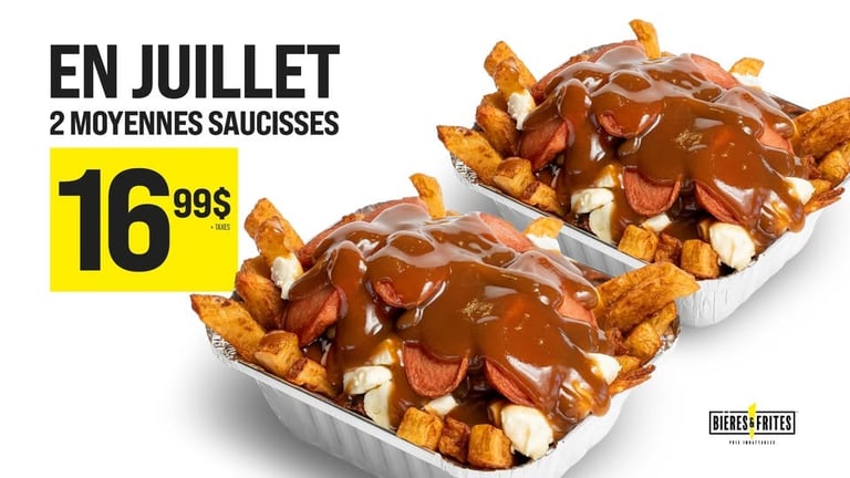 Concours Gagnez une carte cadeau de 250$ chez Bières et Frites!