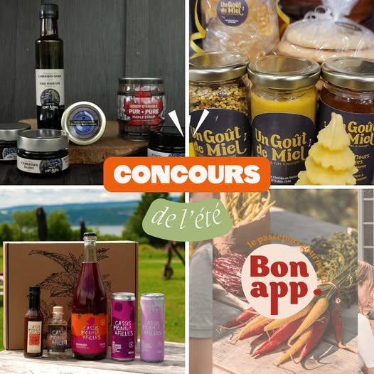 Concours Terroir et Saveurs du Québec - Trois coffrets gourmands remplis de trésors du terroir à gagner.