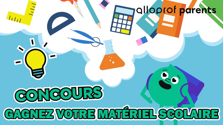 Concours Alloprof – Gagnez votre matériel scolaire!