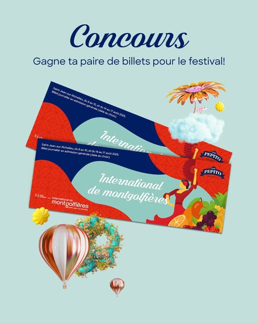 Concours Gagnez une Paire de Billets pour le Festival International de Montgolfières
