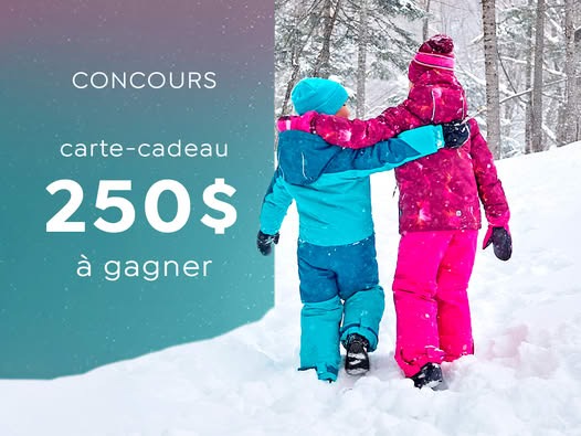 Concours Gusti - Gagnez 200 $ en vêtements d’hiver pour enfants !