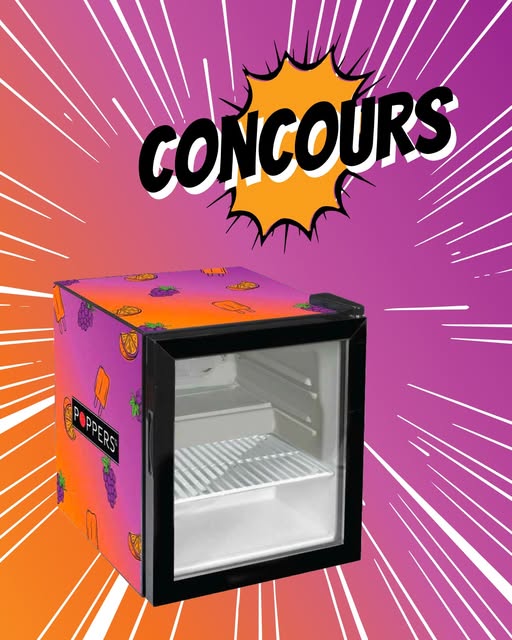 Concours GAGNE TON MINI FRIGO POPPERS !