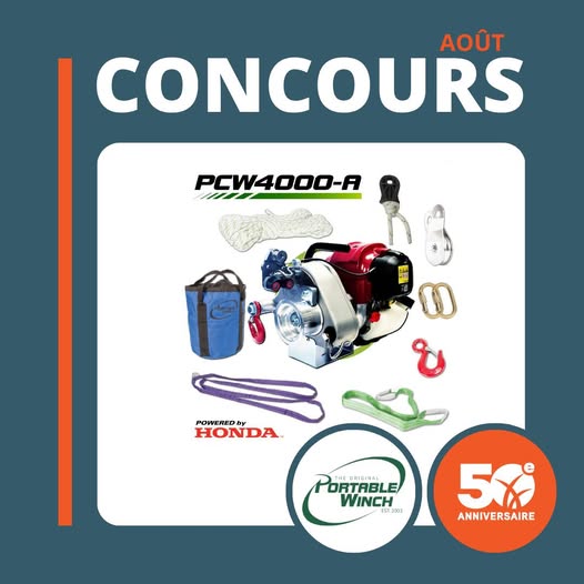 Concours Célébrons ensemble les 50 ans de Machineries Baron & Tousignant !