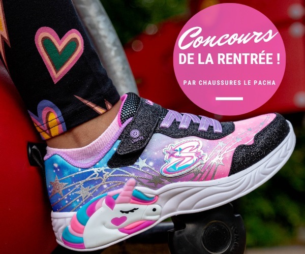 Concours Pacha/Piédestal - Gagnez Une paire de chaussures Skechers enfant !