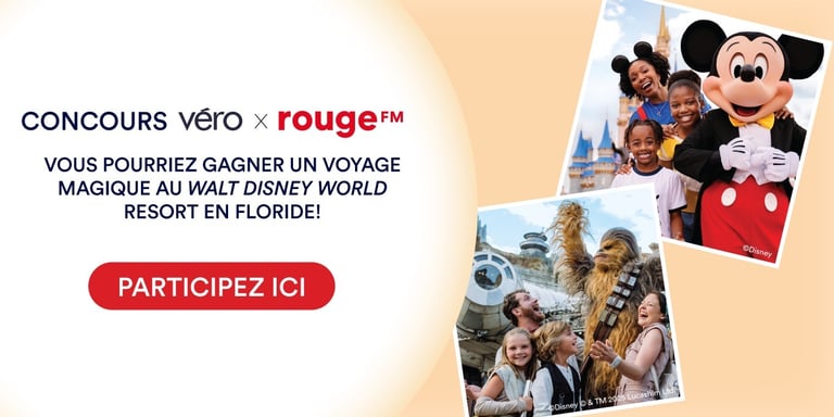 Concours Le magazine VÉRO  - Vivez des vacances de rêve au Walt Disney World Resort en Floride !