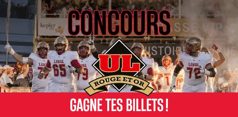 Concours Journal de Québec - Viens vivre l’ambiance du Rouge et Or !