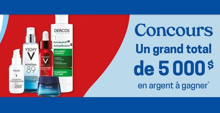 Concours Uniprix - Gagnez l'une des 5 sommes en argent d’une valeur de 1 000$ chacune !