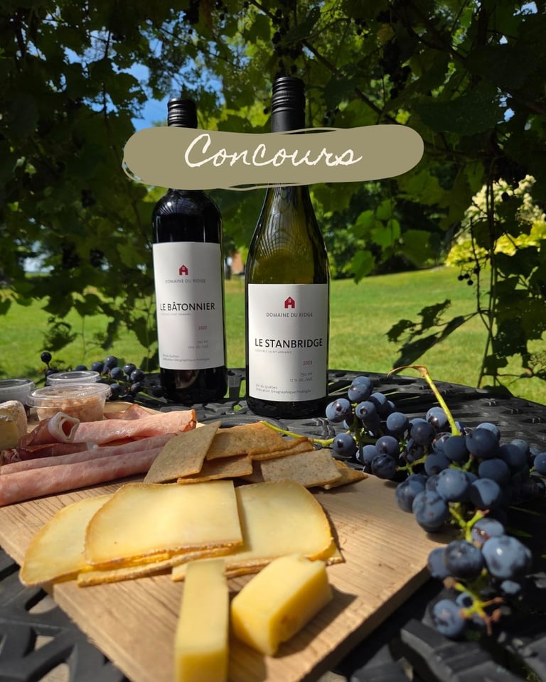 Concours Gagnez un panier gourmand et une expérience viticole avec le Domaine du Ridge