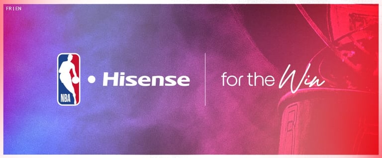 Gagnez un voyage NBA et une télé Hisense avec le concours “Tirage Pour La Victoire” présenté par Hisense