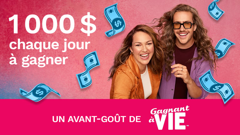 Concours Rythme FM 105,7 - 1000$ chaque jour à gagner grâce à Loto-Québec!