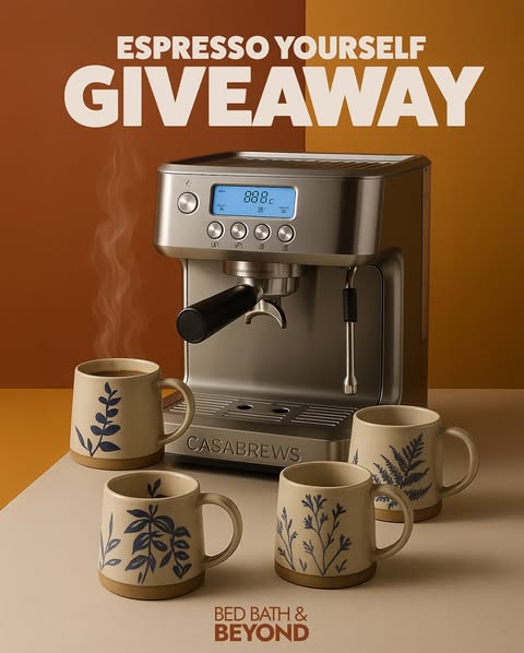 Concours Bed Bath & Beyond  - Gagnez une Machine à espresso Premium CASABREWS !